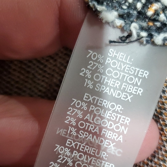 Calvin Klein Orange and Gray Midi Dress Modern Elegance - Picture 7 of 7